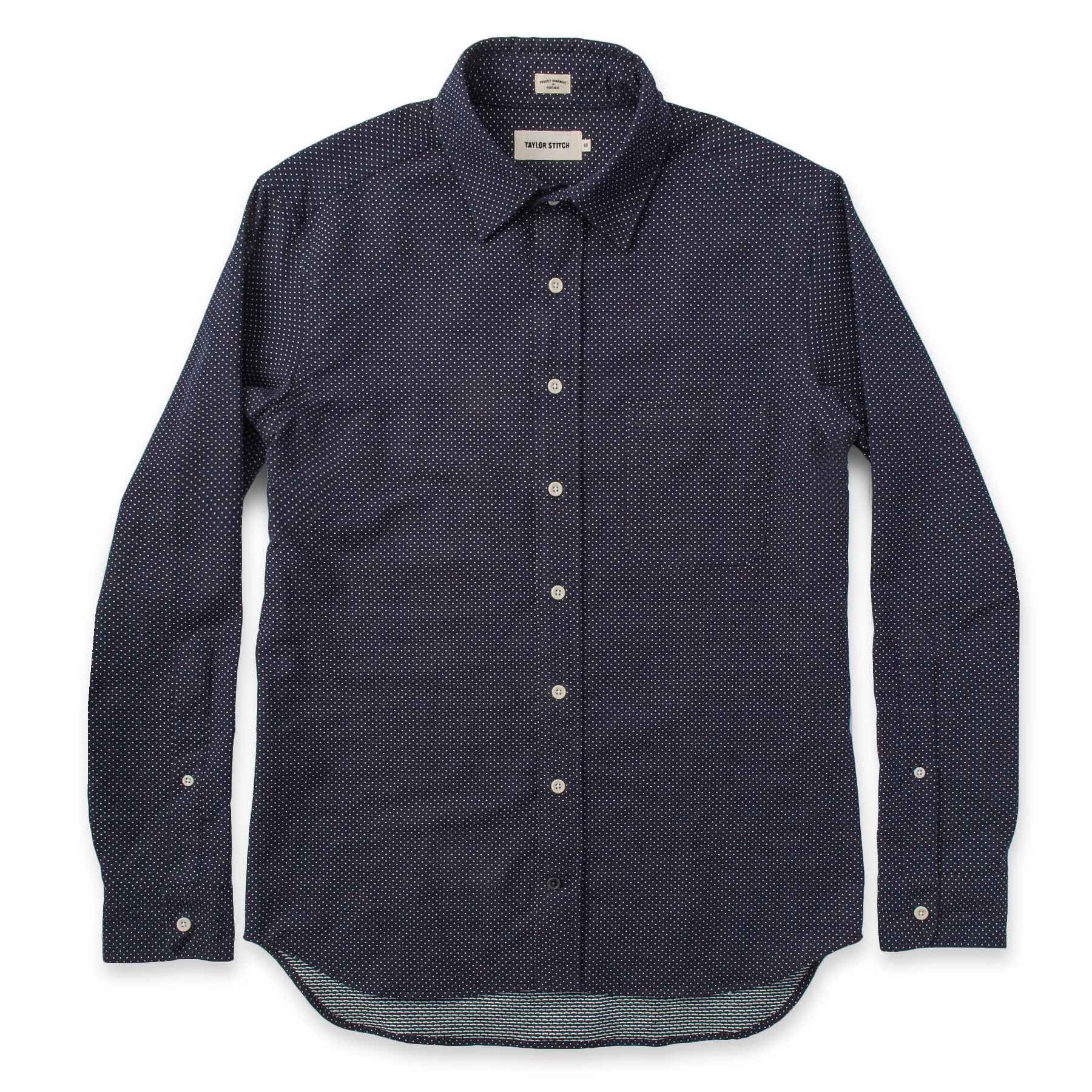 The California in White Jacquard Dot: Alternate Image 6, Wovens by Taylor Stitch