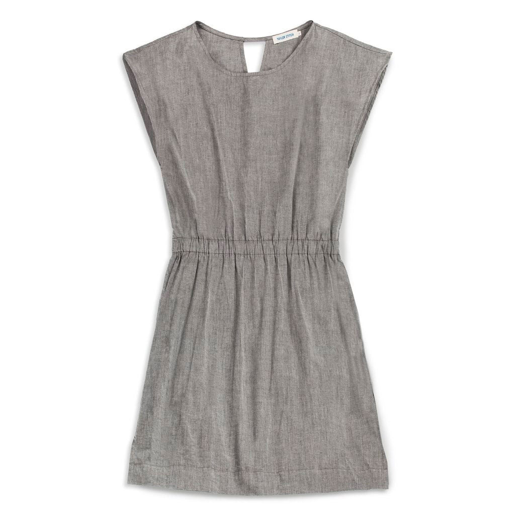 The Mira Dress in Charcoal Cotton: Featured Image, Dresses by Taylor Stitch