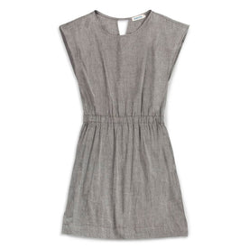 The Mira Dress in Charcoal Cotton: Featured Image