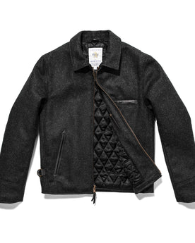 The Monterey Bomber in Charcoal Wool: Featured Image, Outerwear by Taylor Stitch