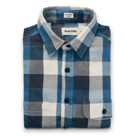 The Moto Utility Shirt in Blue Buffalo Plaid: Featured Image