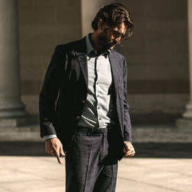 The Telegraph Jacket in Navy Slub - featured image