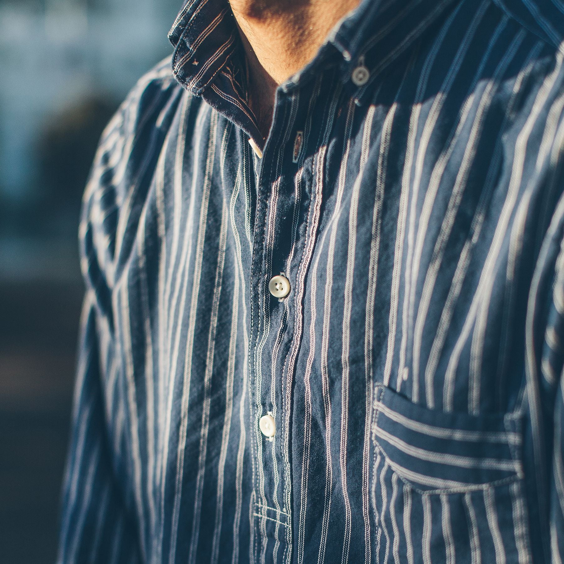 The Popover in Indigo Stripe: Alternate Image 5, Wovens by Taylor Stitch