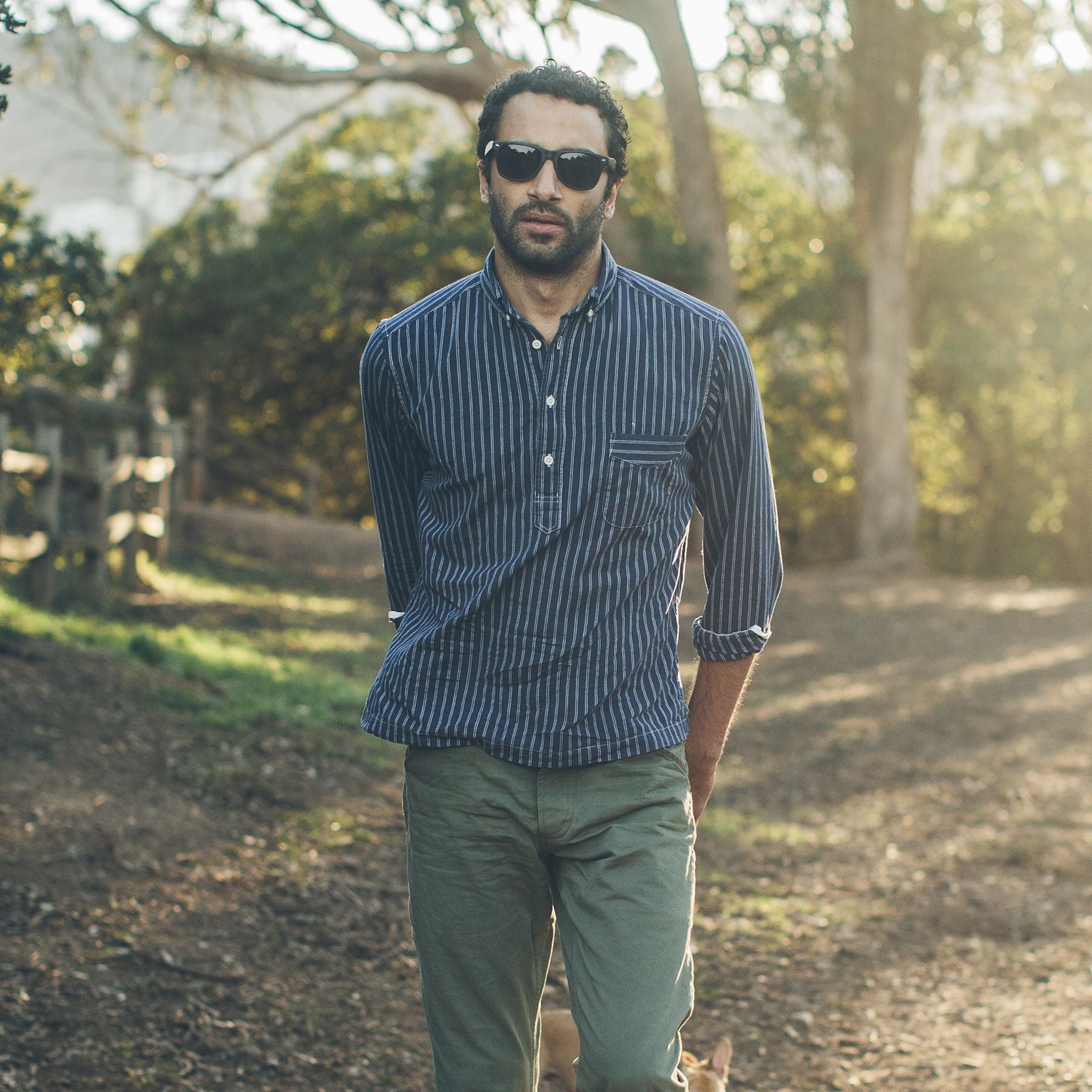 The Popover in Indigo Stripe: Alternate Image 3, Wovens by Taylor Stitch