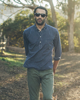 The Popover in Indigo Stripe: Alternate Image 3, Wovens by Taylor Stitch