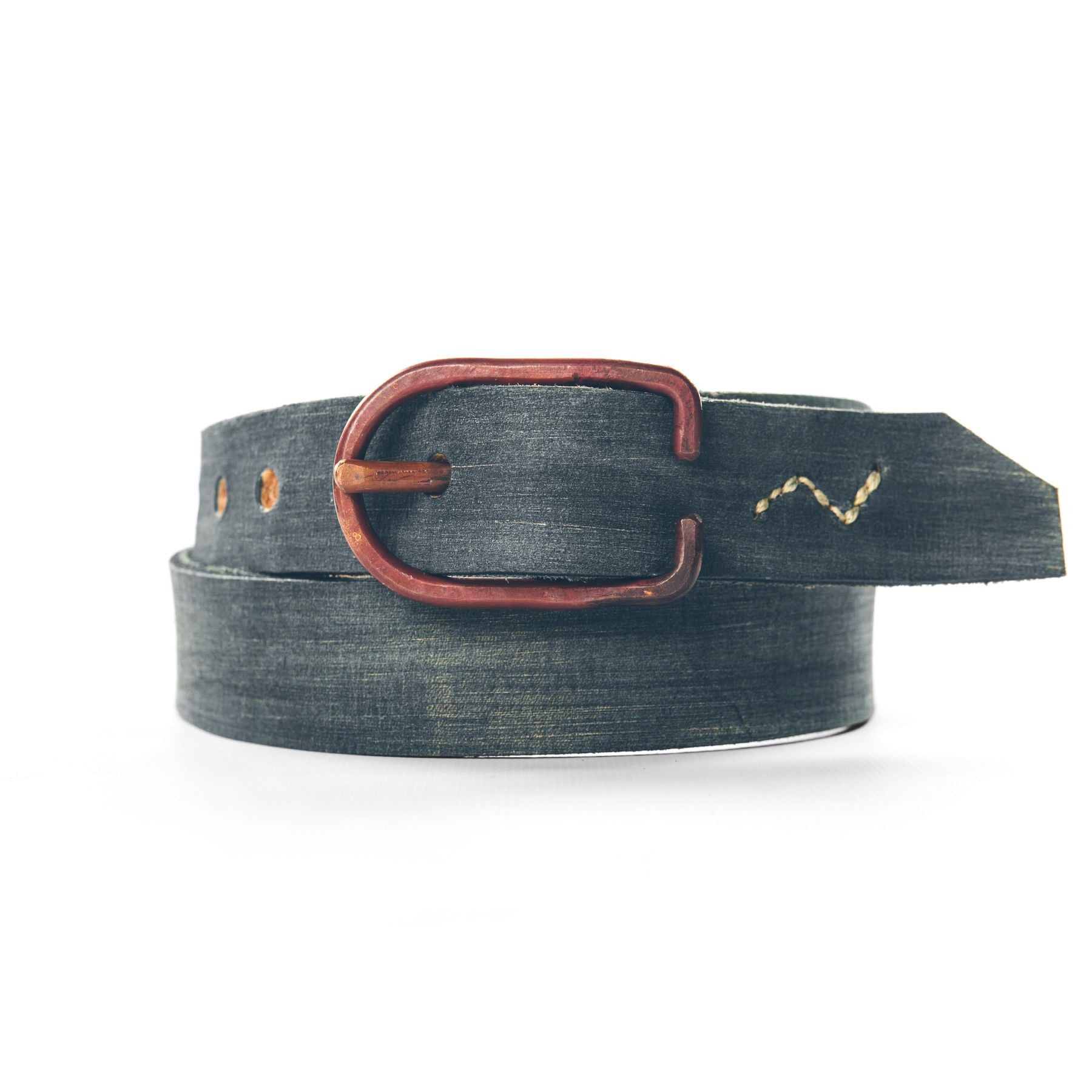 The Cause & Effect Belt in Painted Indigo: Featured Image, Accessories by Taylor Stitch