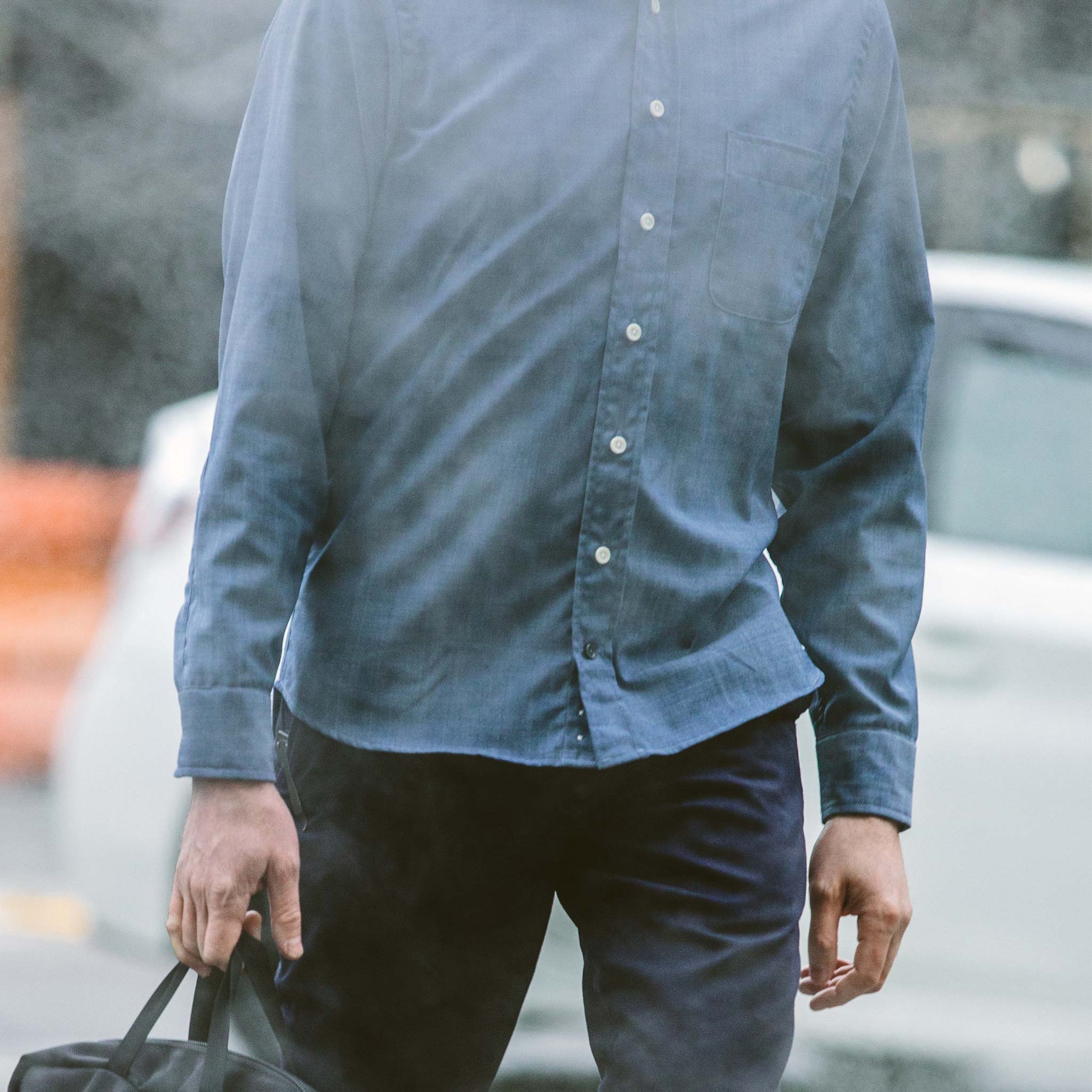 The Merino Jack in Sky Blue Chambray: Alternate Image 1, Wovens by Taylor Stitch