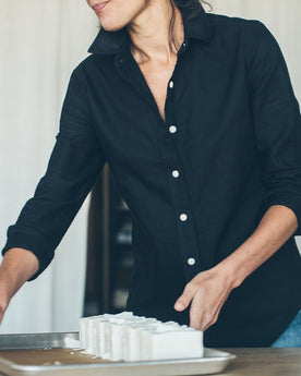 The Katherine in Washed Black Oxford: Alternate Image 3, Wovens by Taylor Stitch