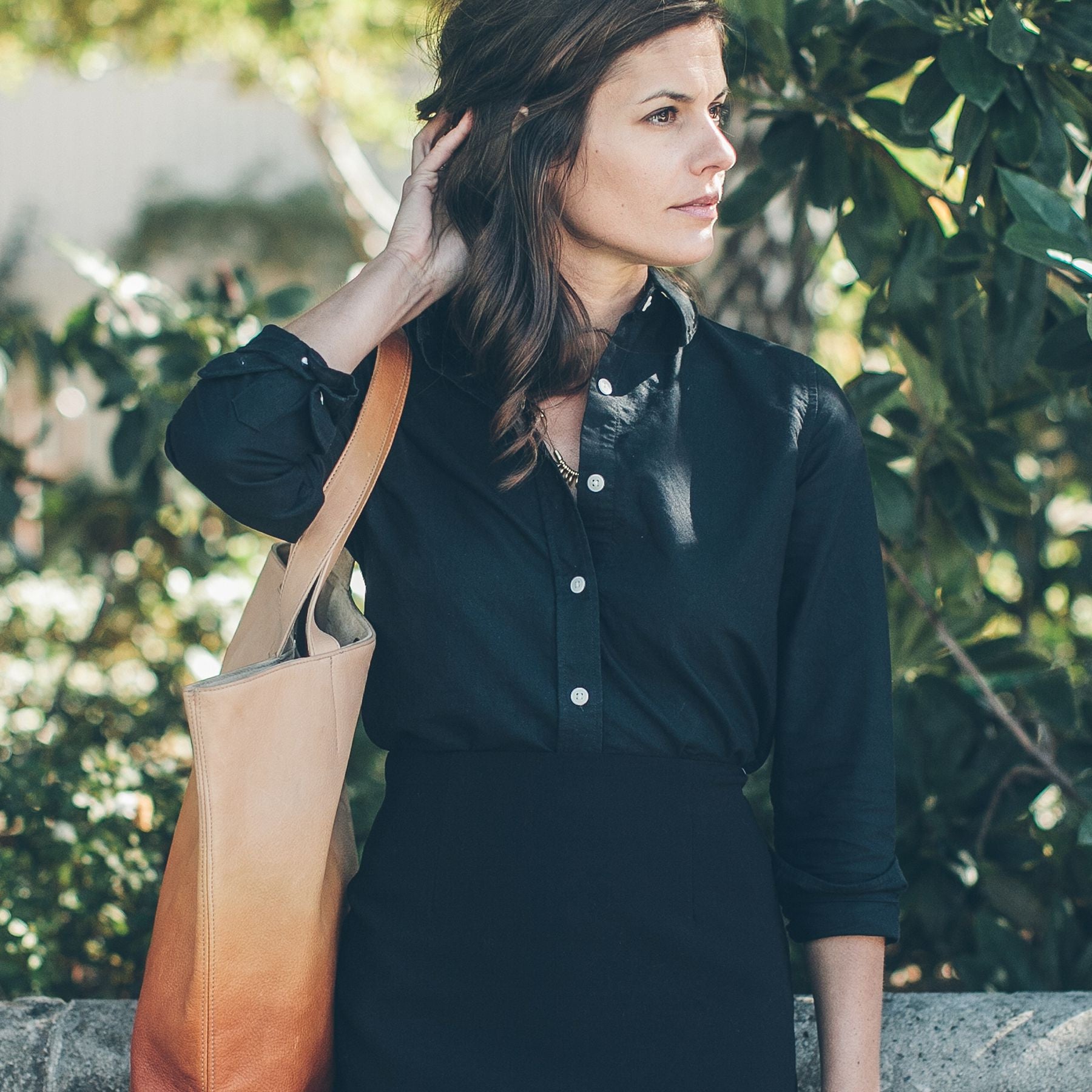 The Katherine in Washed Black Oxford: Alternate Image 5, Wovens by Taylor Stitch