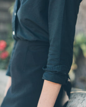 The Katherine in Washed Black Oxford: Alternate Image 6, Wovens by Taylor Stitch