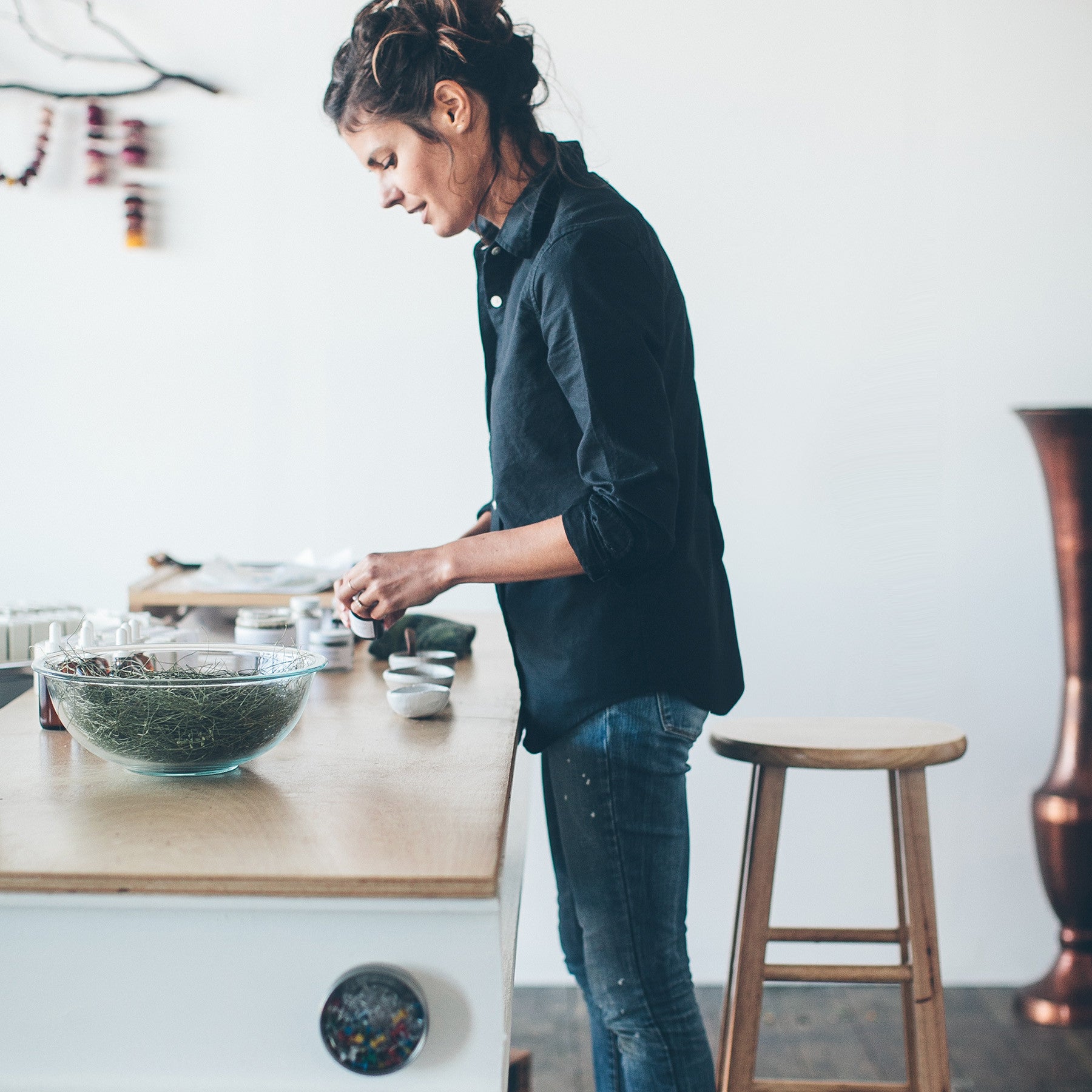 The Katherine in Washed Black Oxford: Alternate Image 1, Wovens by Taylor Stitch