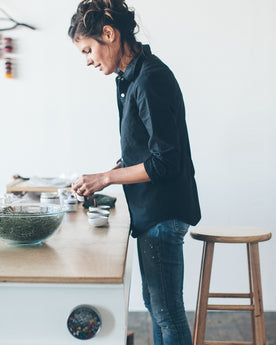 The Katherine in Washed Black Oxford: Alternate Image 1, Wovens by Taylor Stitch