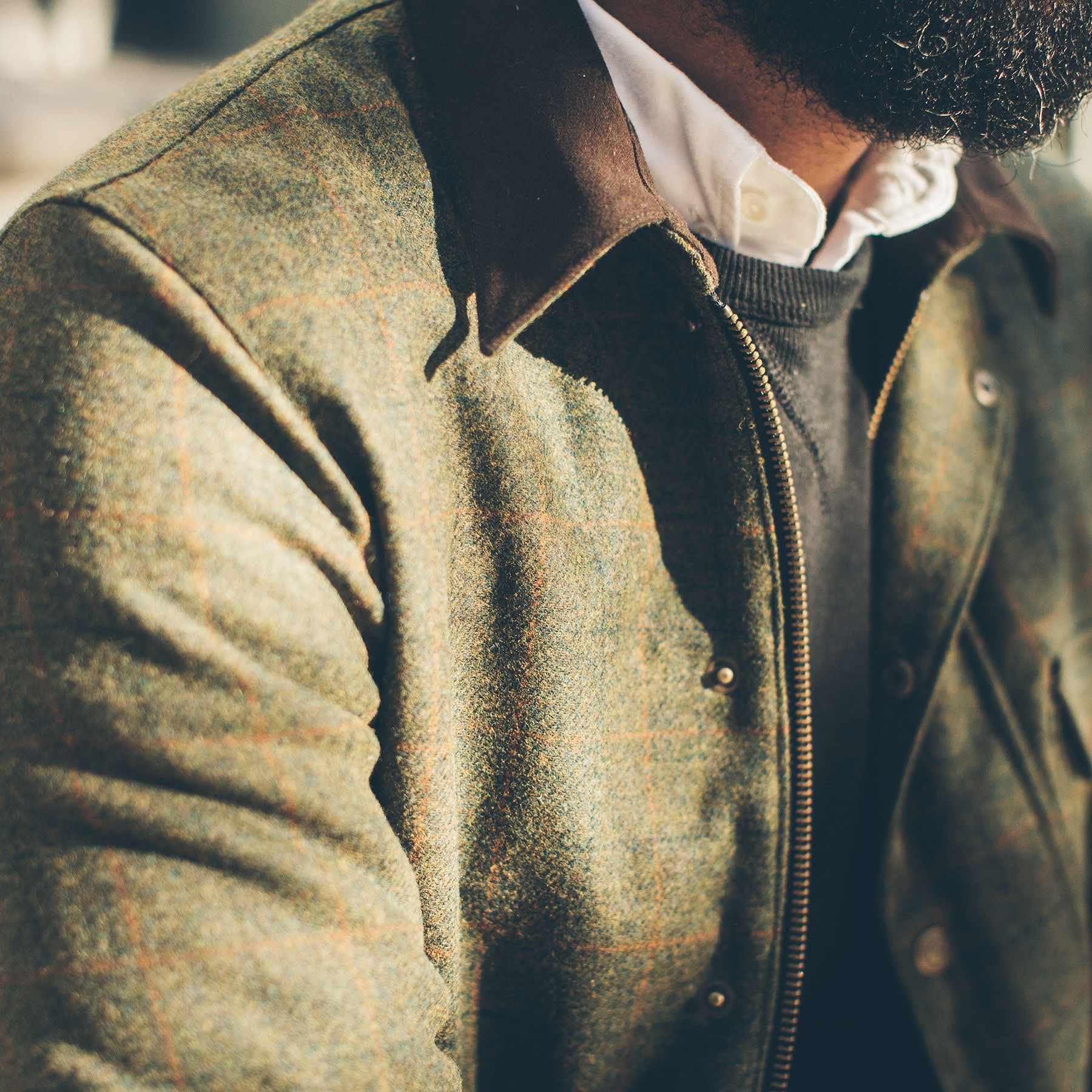 The Rover Jacket in Olive Plaid Waxed Wool: Alternate Image 5, Outerwear by Taylor Stitch
