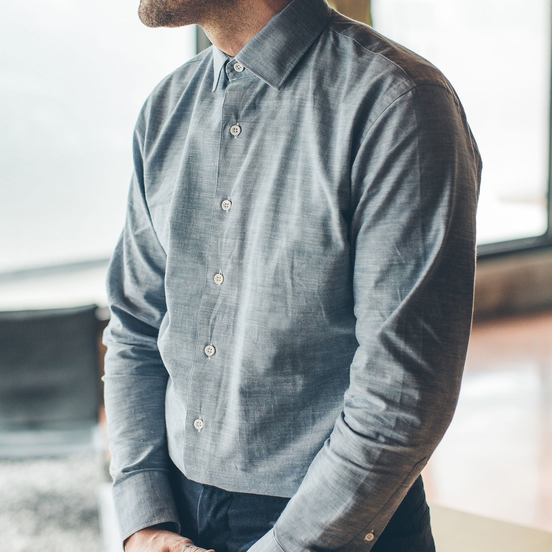 The Hyde in Blue Chambray: Alternate Image 4, Wovens by Taylor Stitch