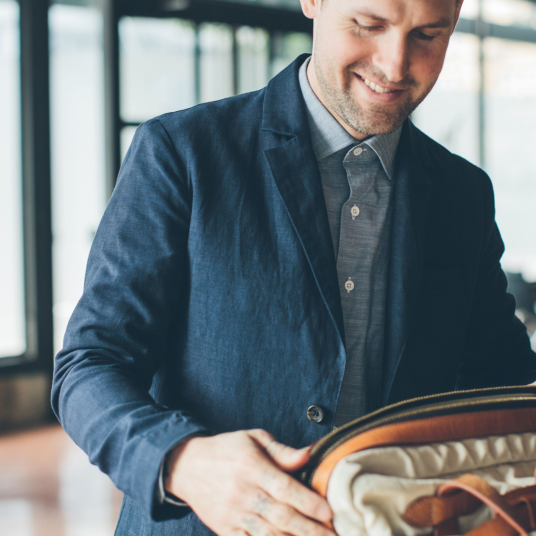 The Telegraph Jacket in Navy: Alternate Image 7, Outerwear by Taylor Stitch