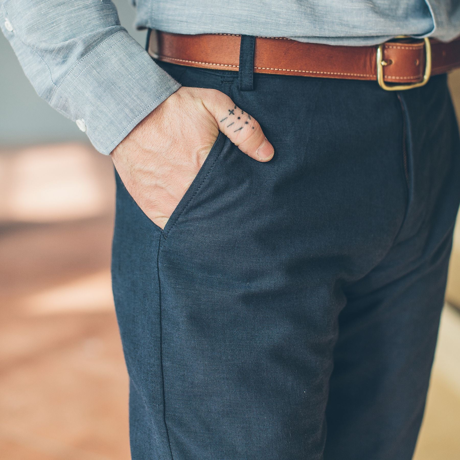 The Telegraph Trouser in Navy: Alternate Image 4, Pants by Taylor Stitch
