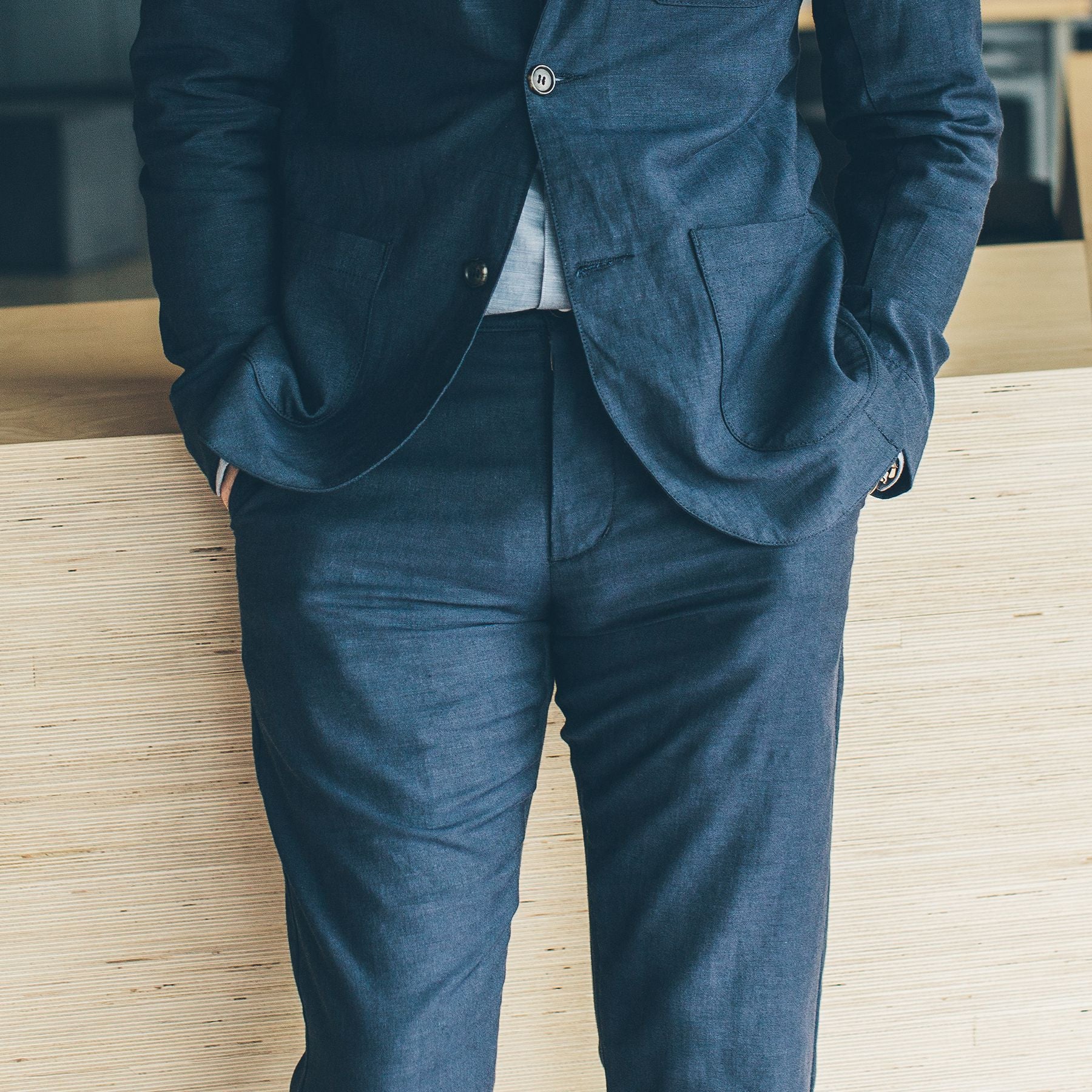 The Telegraph Trouser in Navy: Alternate Image 1, Pants by Taylor Stitch