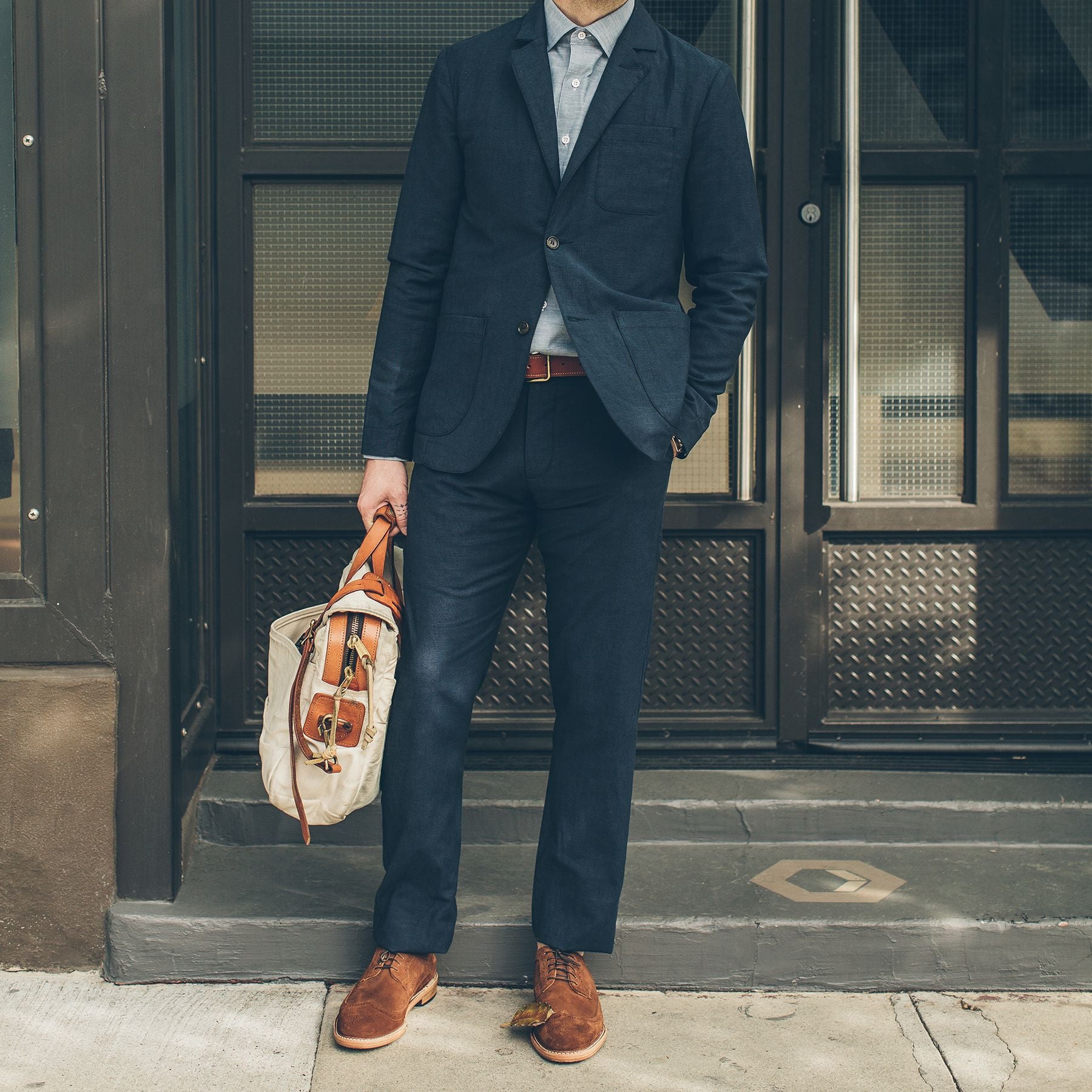 The Telegraph Trouser in Navy: Alternate Image 5, Pants by Taylor Stitch