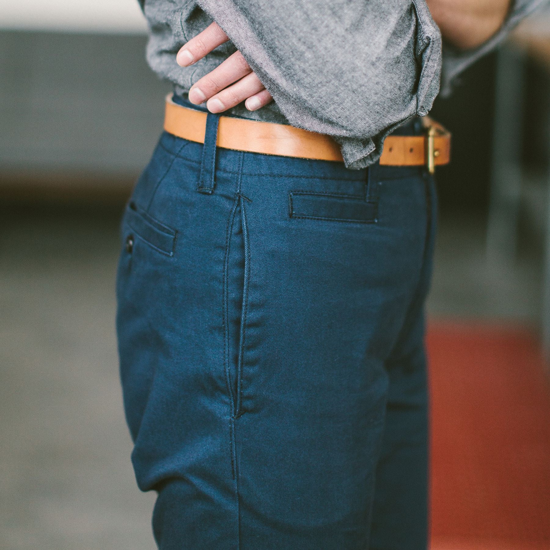 The Curator Pant in Navy: Alternate Image 1, Bottoms by Taylor Stitch