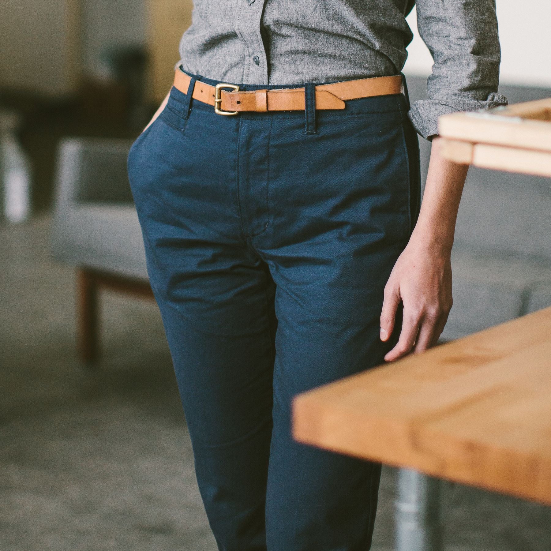 The Curator Pant in Navy: Alternate Image 5, Bottoms by Taylor Stitch