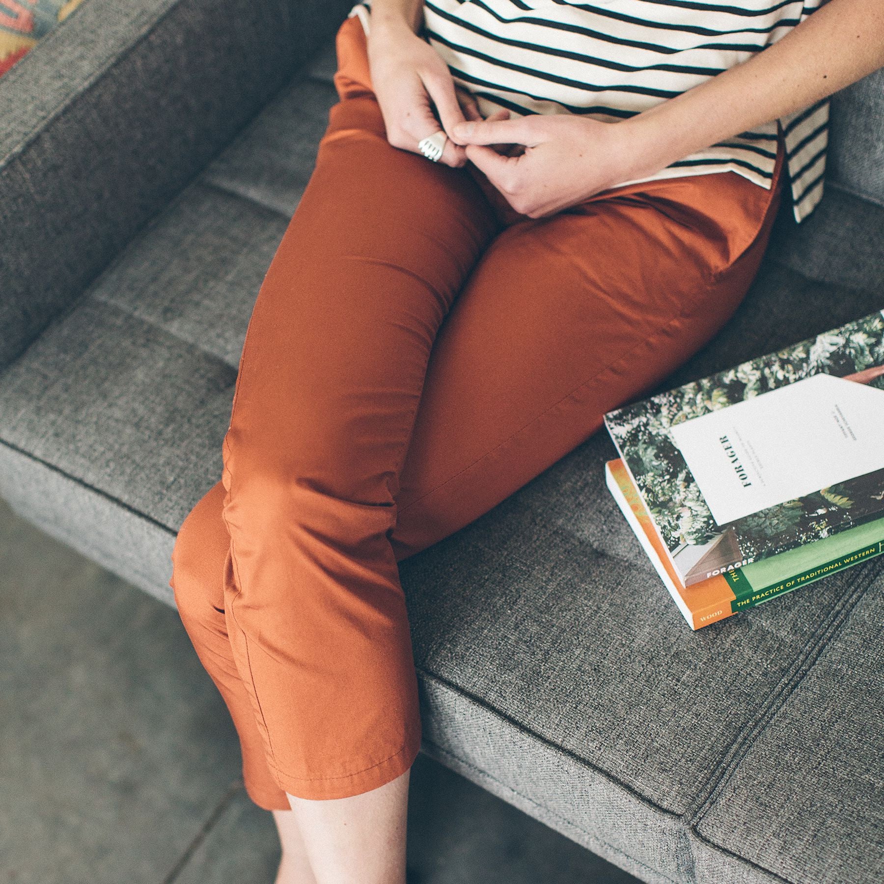 The Curator Pant in Rust: Alternate Image 1, Bottoms by Taylor Stitch
