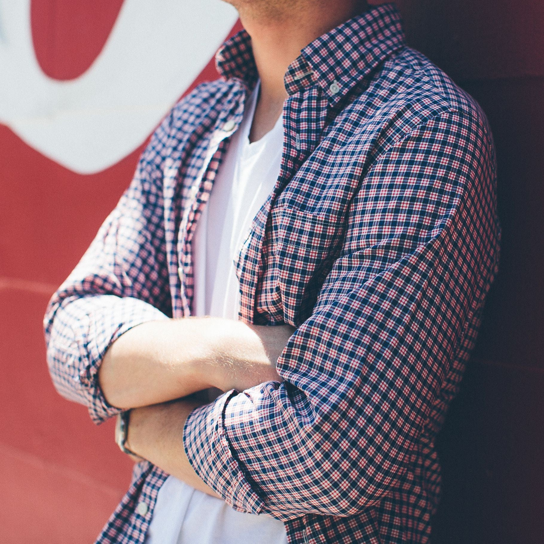 The Jack in Navy & Red Check: Alternate Image 3, Wovens by Taylor Stitch