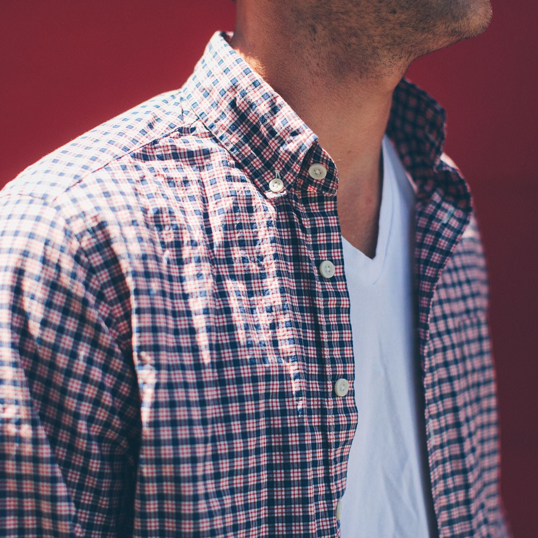 The Jack in Navy & Red Check: Alternate Image 5, Wovens by Taylor Stitch