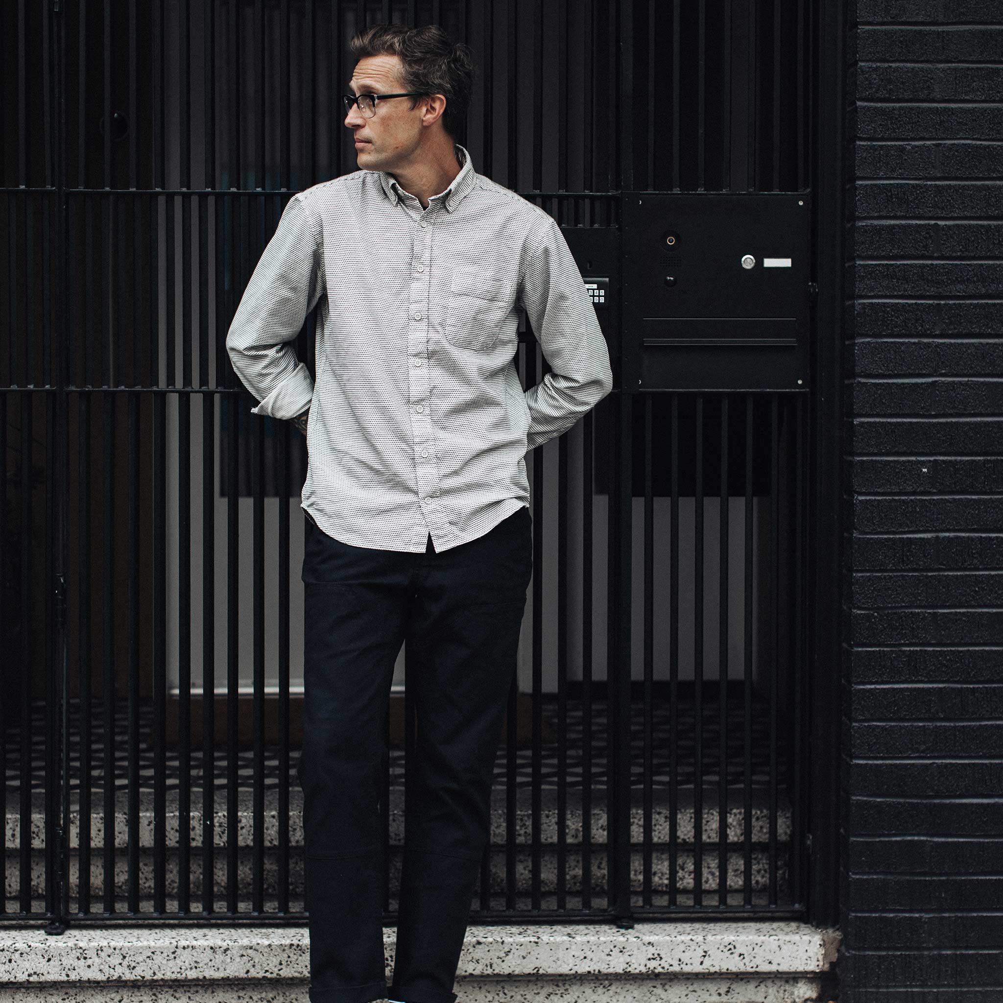 The Jack in White Reverse Jacquard: Alternate Image 3, Wovens by Taylor Stitch