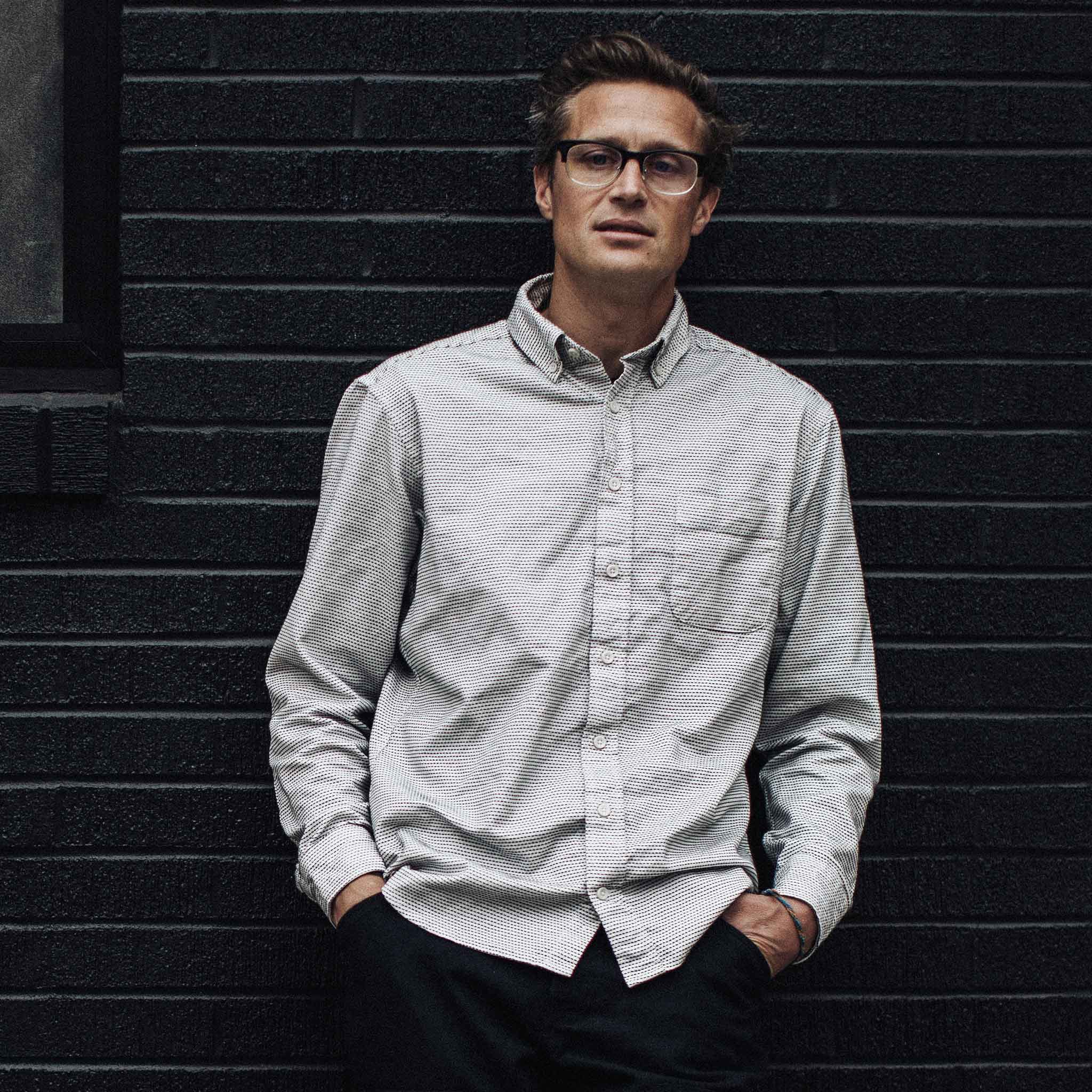 The Jack in White Reverse Jacquard: Alternate Image 1, Wovens by Taylor Stitch