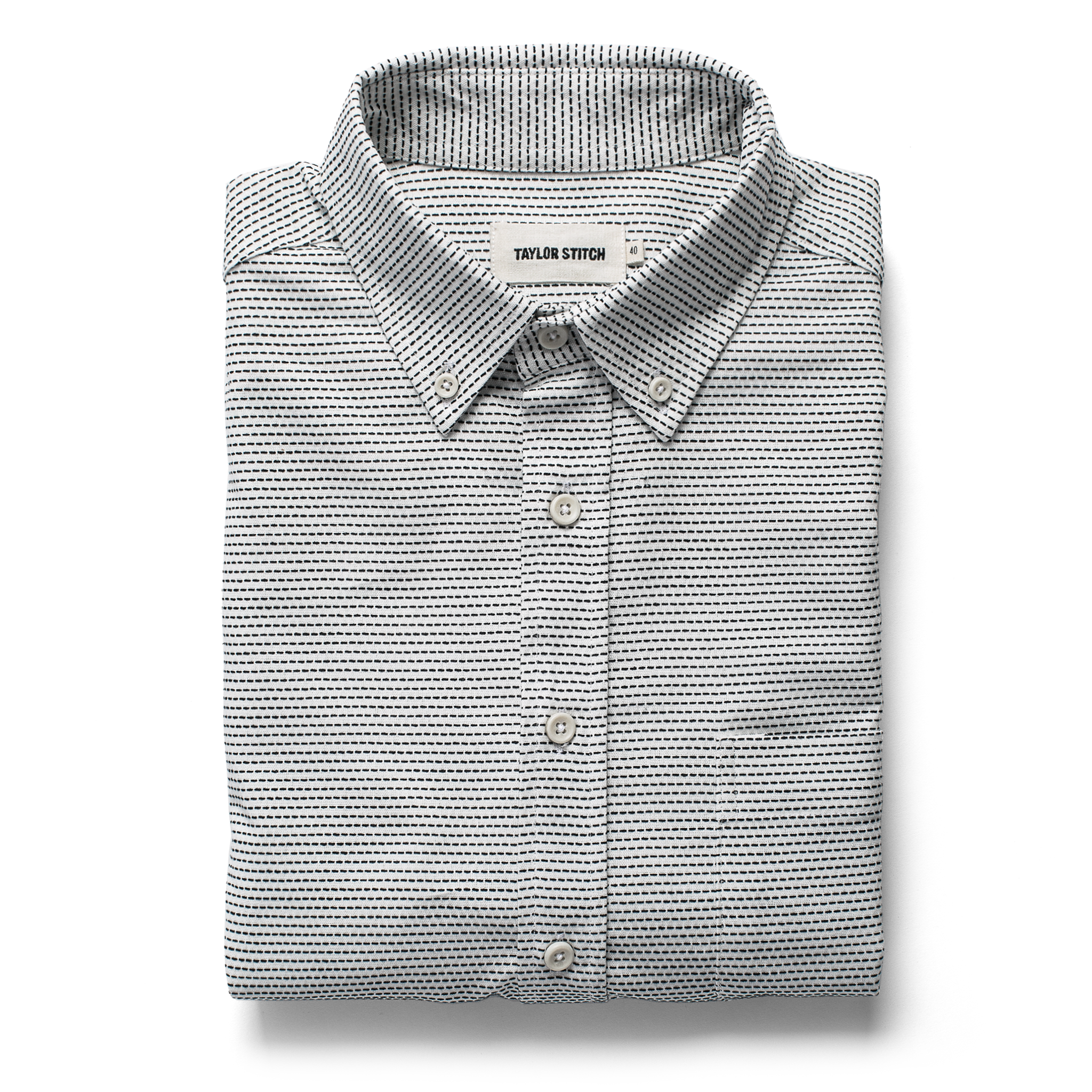 The Jack in White Reverse Jacquard: Featured Image, Wovens by Taylor Stitch