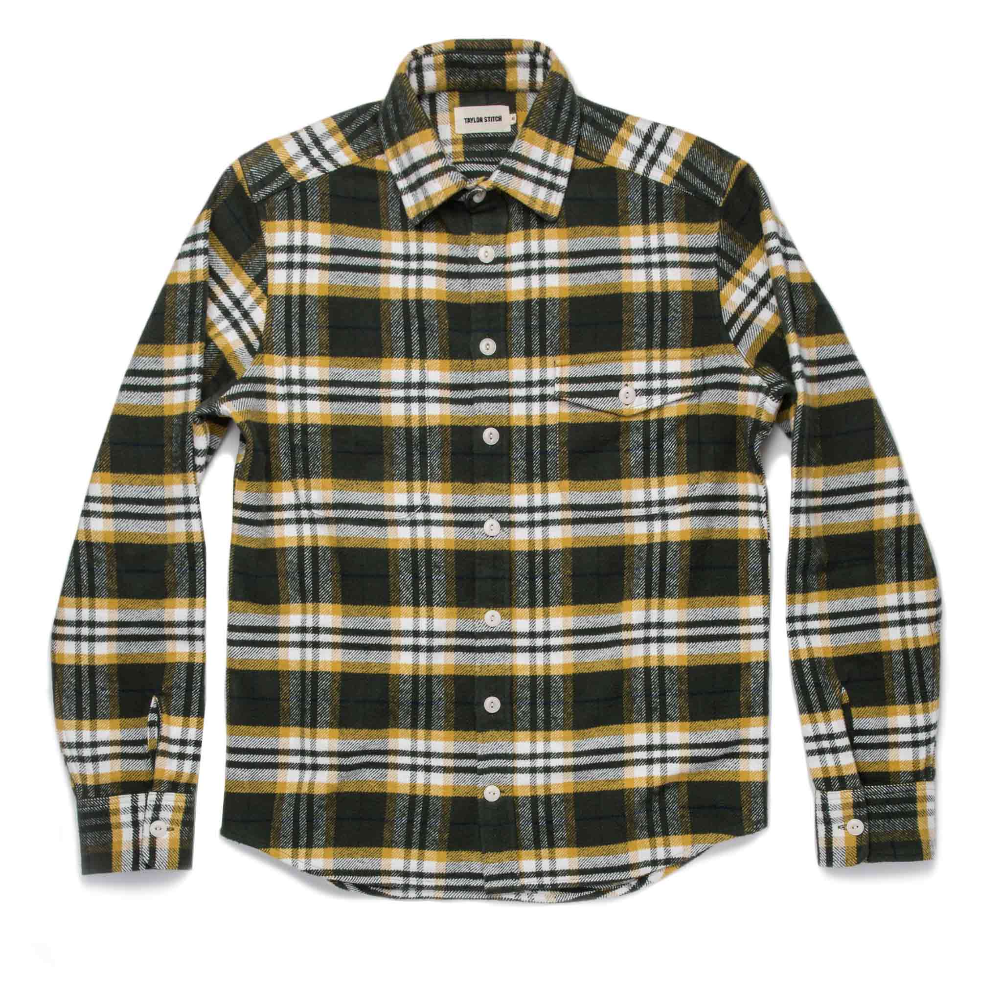 The Crater Shirt in Green Plaid: Alternate Image 8, Wovens by Taylor Stitch