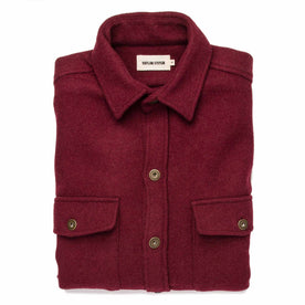 The Explorer Shirt in Burgundy: Featured Image
