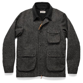 The Rover Jacket in Charcoal Birdseye Waxed Wool: Featured Image