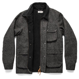 The Rover Jacket in Charcoal Birdseye Waxed Wool: Alternate Image 15