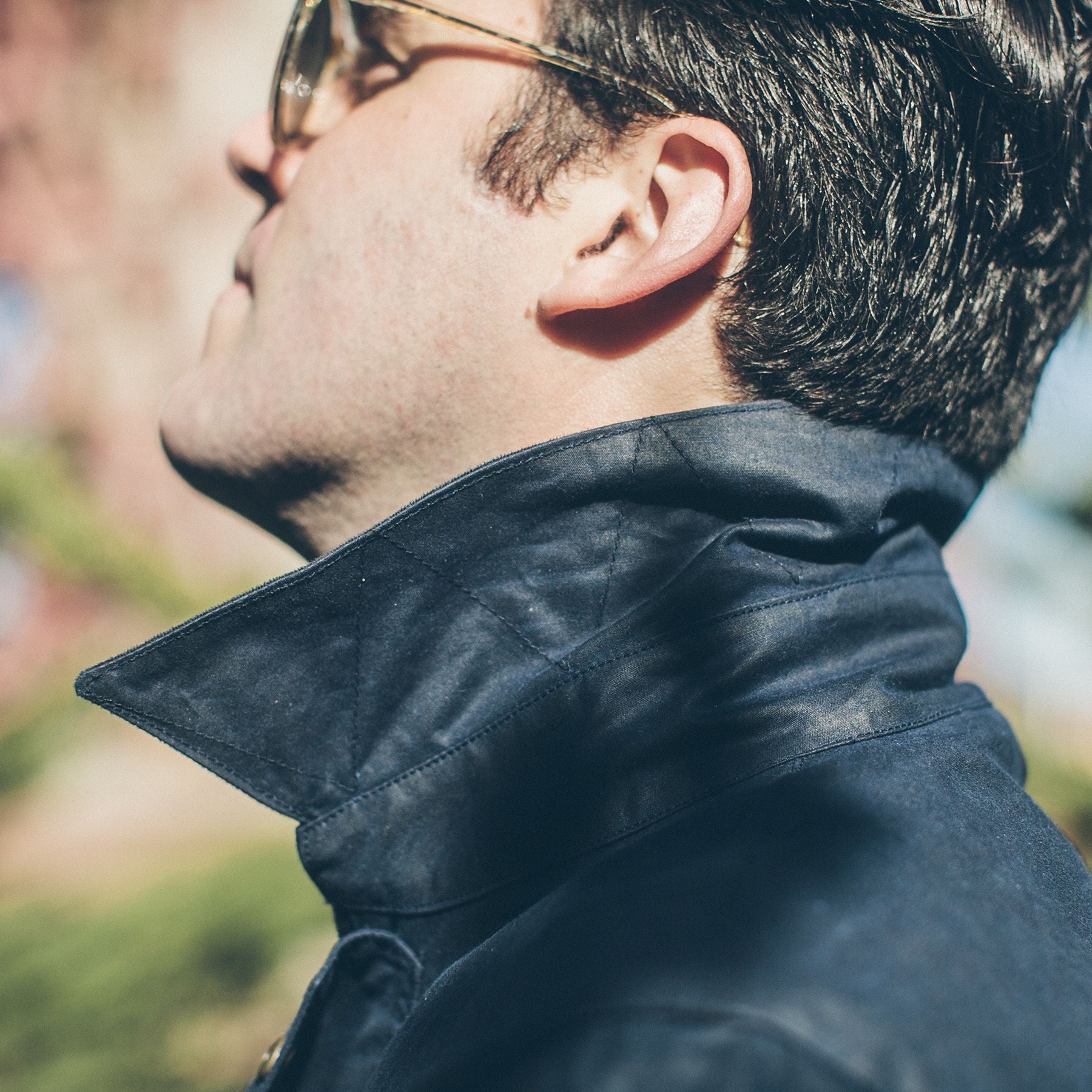The Rover Jacket in Navy Waxed Cotton: Alternate Image 3, Outerwear by Taylor Stitch