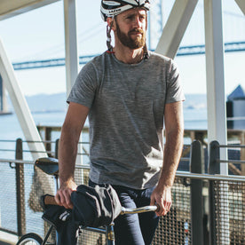 The Antoni Tee in Heather Grey - featured image