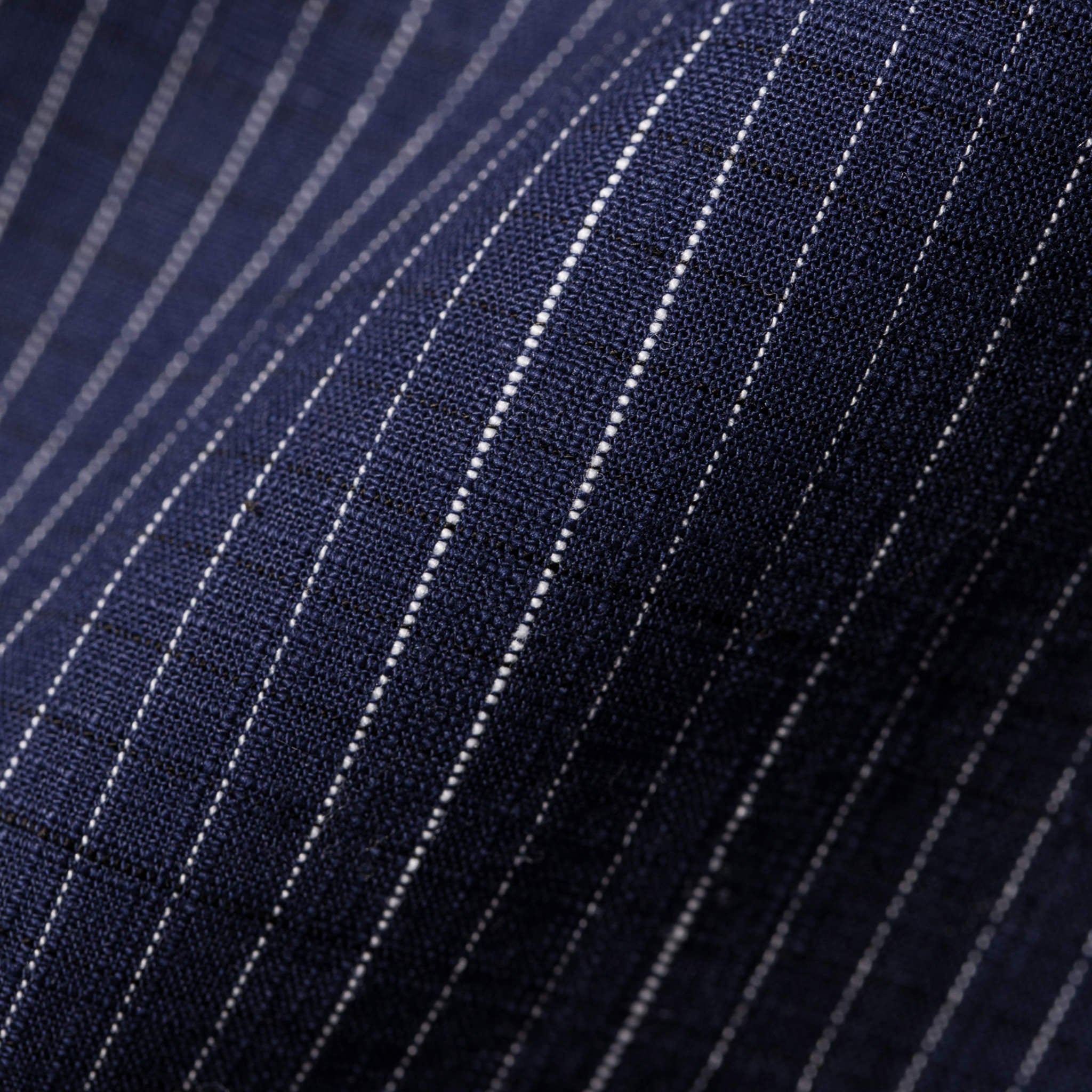 The Short Sleeve California in Navy Slub Stripe: Alternate Image 6, Wovens by Taylor Stitch