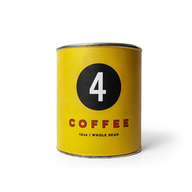 Four Coffee Tin in Sunday Motor Club Blend: Featured Image