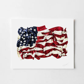 The Signed 48 Star Flag Print - featured image