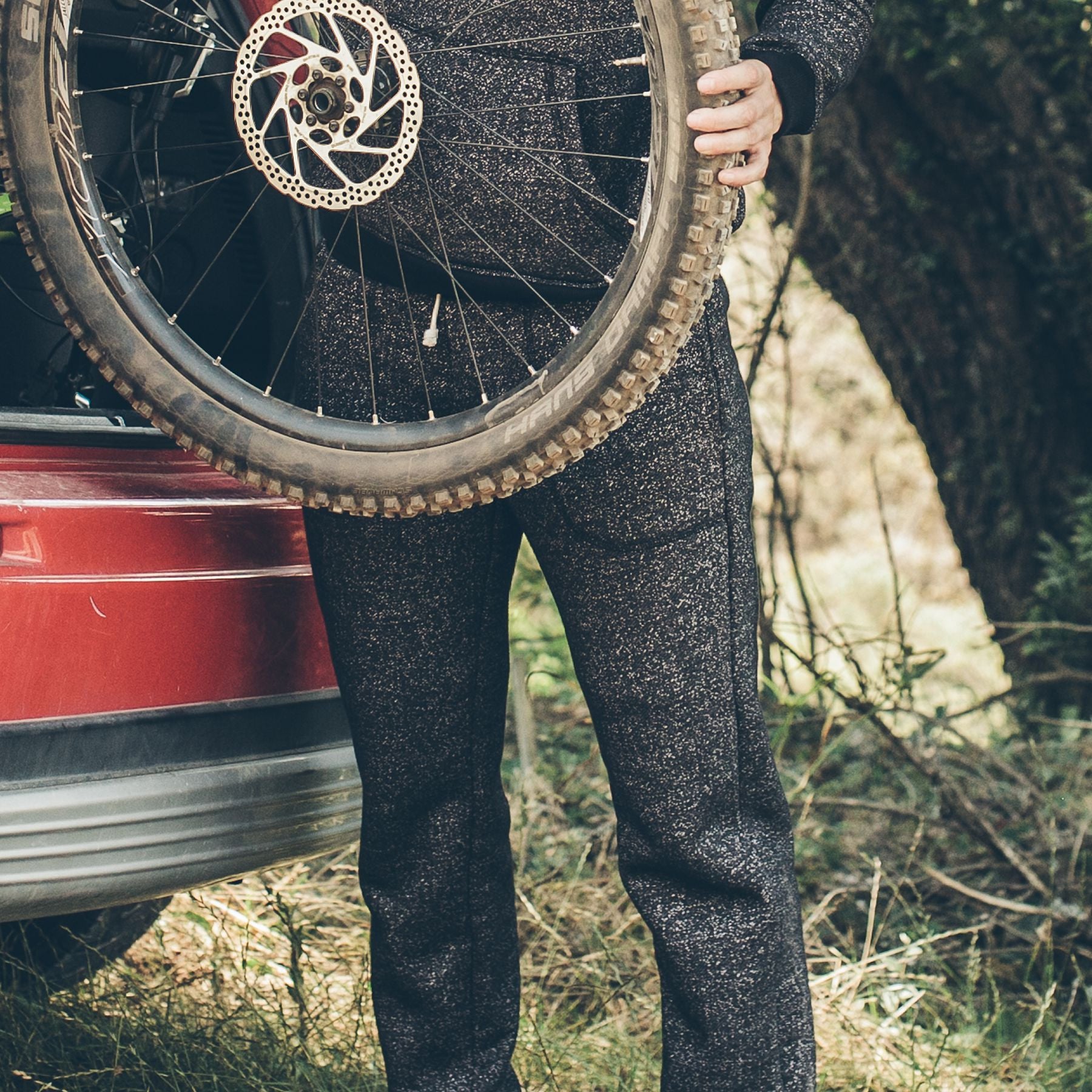 The Women's Apres Sweatpant in Salt and Pepper Fleece: Alternate Image 6, Pants by Taylor Stitch