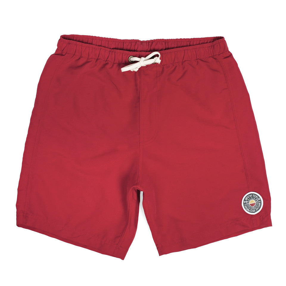 Red Sun Up Swim Trunk: Featured Image, Pants by Taylor Stitch