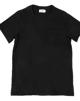 The Crewneck Pocket Tee in Black: Featured Image, Knits by Taylor Stitch