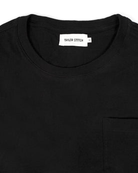 The Crewneck Pocket Tee in Black: Alternate Image 4, Knits by Taylor Stitch