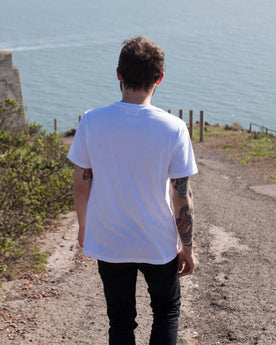 The Crewneck Pocket Tee in White: Alternate Image 4, Knits by Taylor Stitch