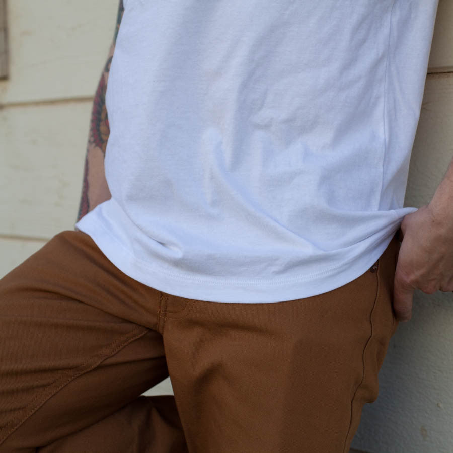 The V-Neck Tee in White: Alternate Image 5, Knits by Taylor Stitch