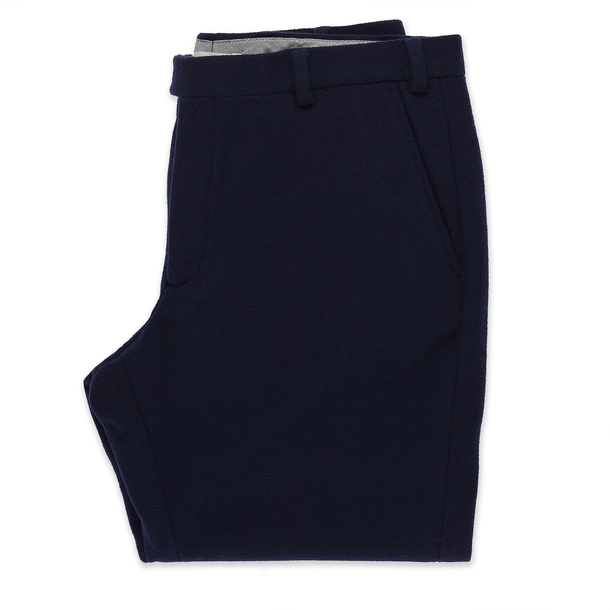 The Telegraph Trouser in Navy Boiled Wool: Featured Image, Pants by Taylor Stitch