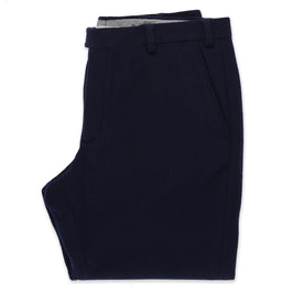 The Telegraph Trouser in Navy Boiled Wool: Featured Image