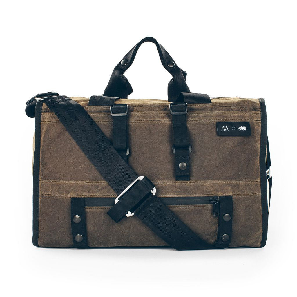 The Transit Duffel in Oak Waxed Canvas: Alternate Image 2, None by Taylor Stitch