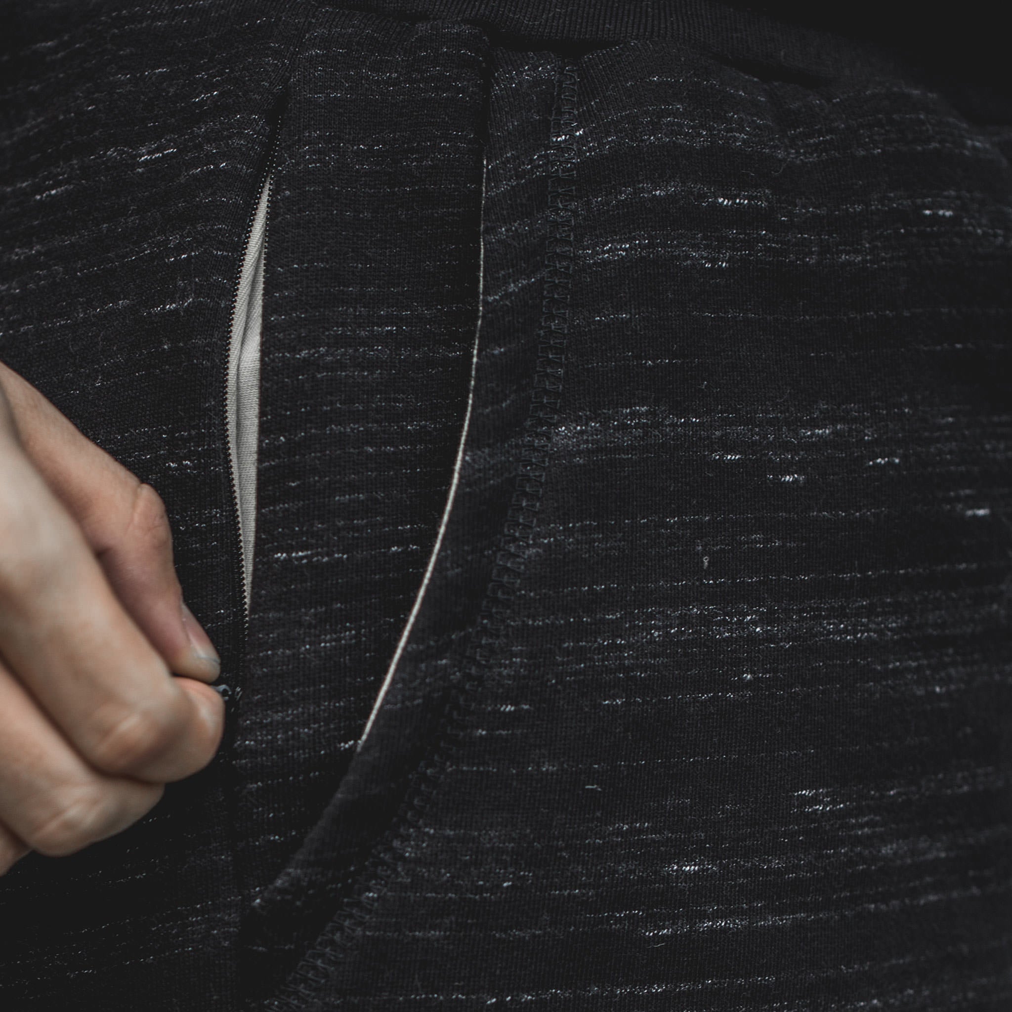 The Travel Pant in Black Fleece: Alternate Image 3, Pants by Taylor Stitch