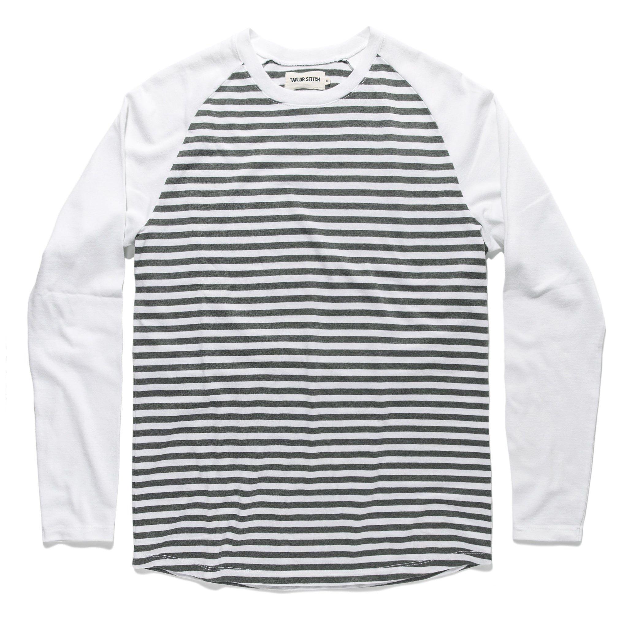 The Triblend Long Sleeve in Charcoal Stripe: Featured Image, Knits by Taylor Stitch